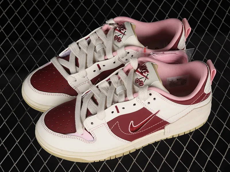 All categories Nk SB Dunk series Nk SB Dunk Low low-top sneakers J version Nk Dunk Low Disrupt 2 "Desert Bronze" Valentine's Day Destruction 2 series new deconstructed style lightweight dunk low-top casual sports skateboard shoes FD4617-667